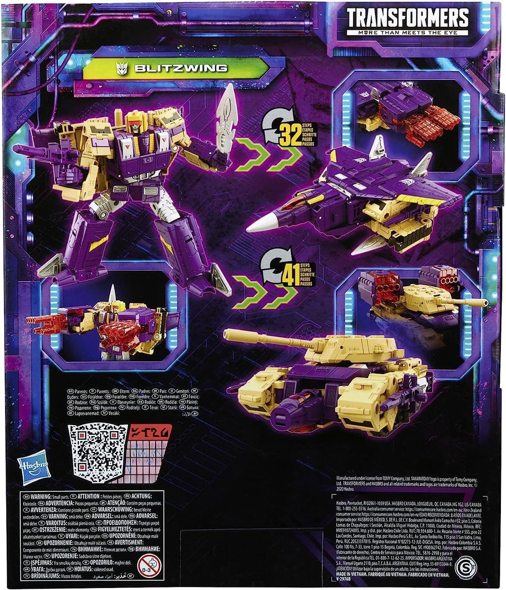 QR code on Blitzwing packaging unlocks cross‑universe tech specs
