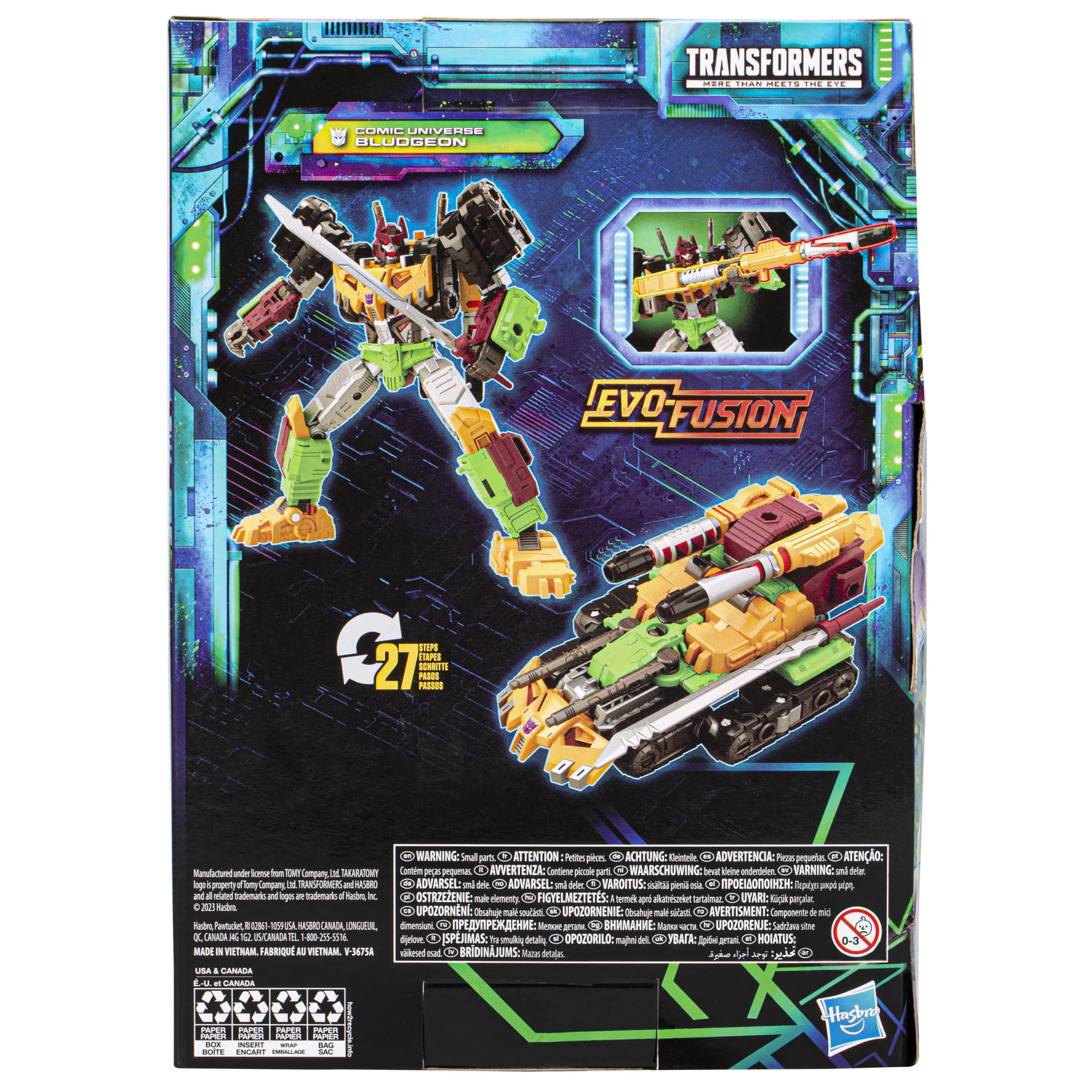 Transformers Bludgeon packaging highlights collectible display value