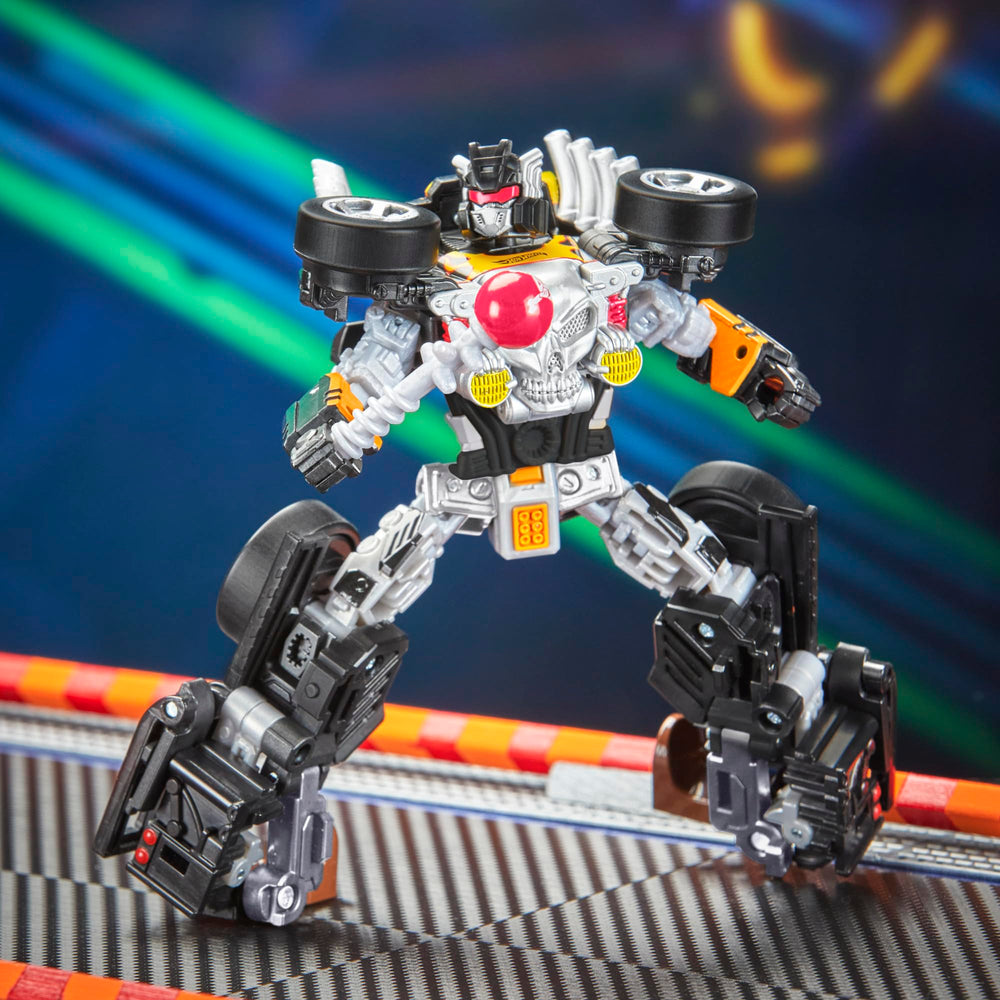 Robot mode stands at five inches for action posing