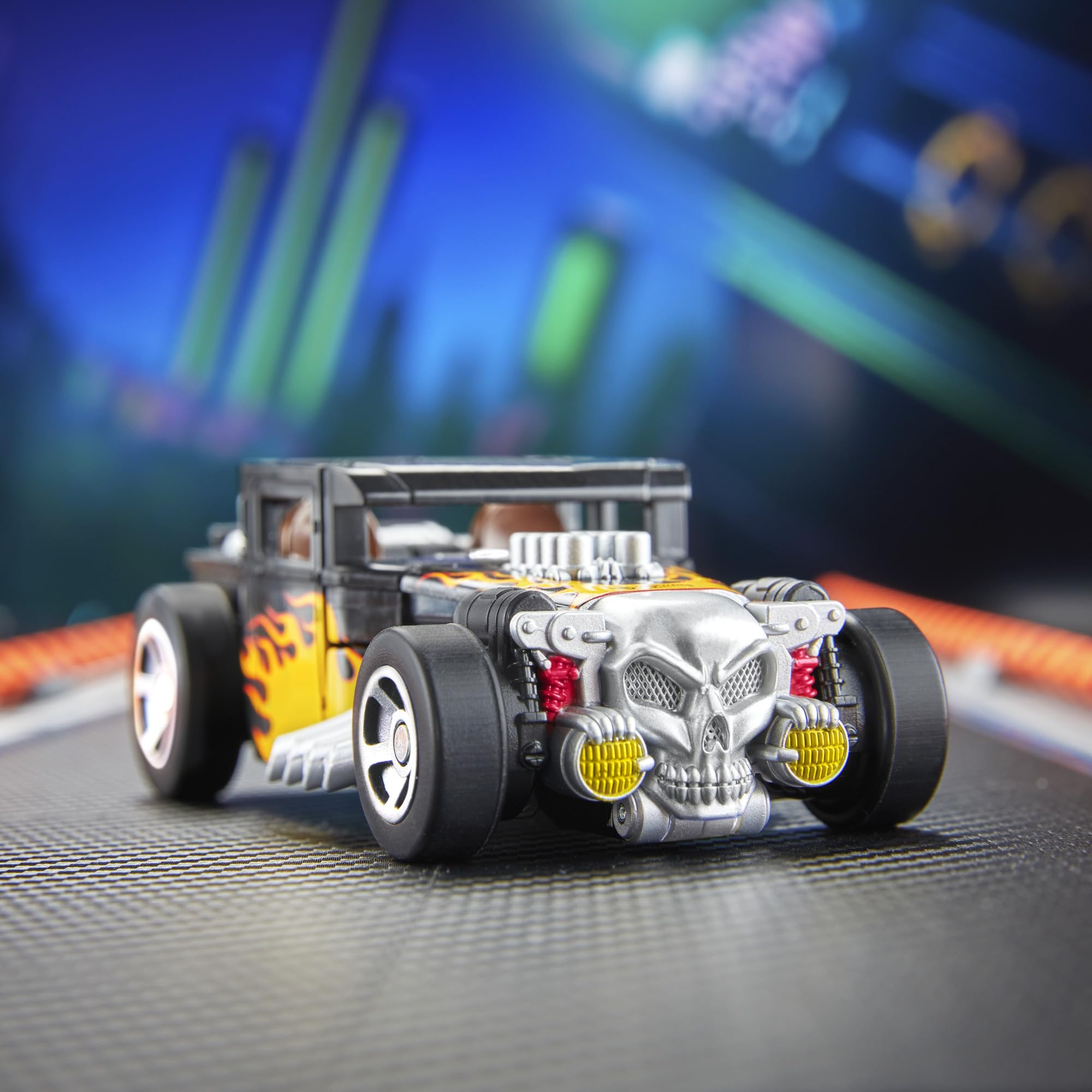 Skull grille detail on Bone Shaker for display-worthy visuals