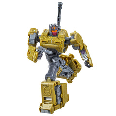 Transformers Combaticon Brawl with blaster accessory for varied poses.