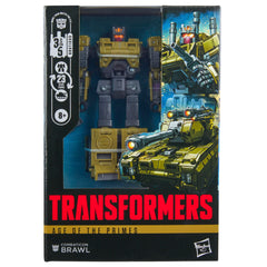 Transformers Combaticon Brawl in tank mode with 23-step conversion for interactive play.