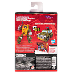 Transformers Brawn packaging display showing collectible figure details.