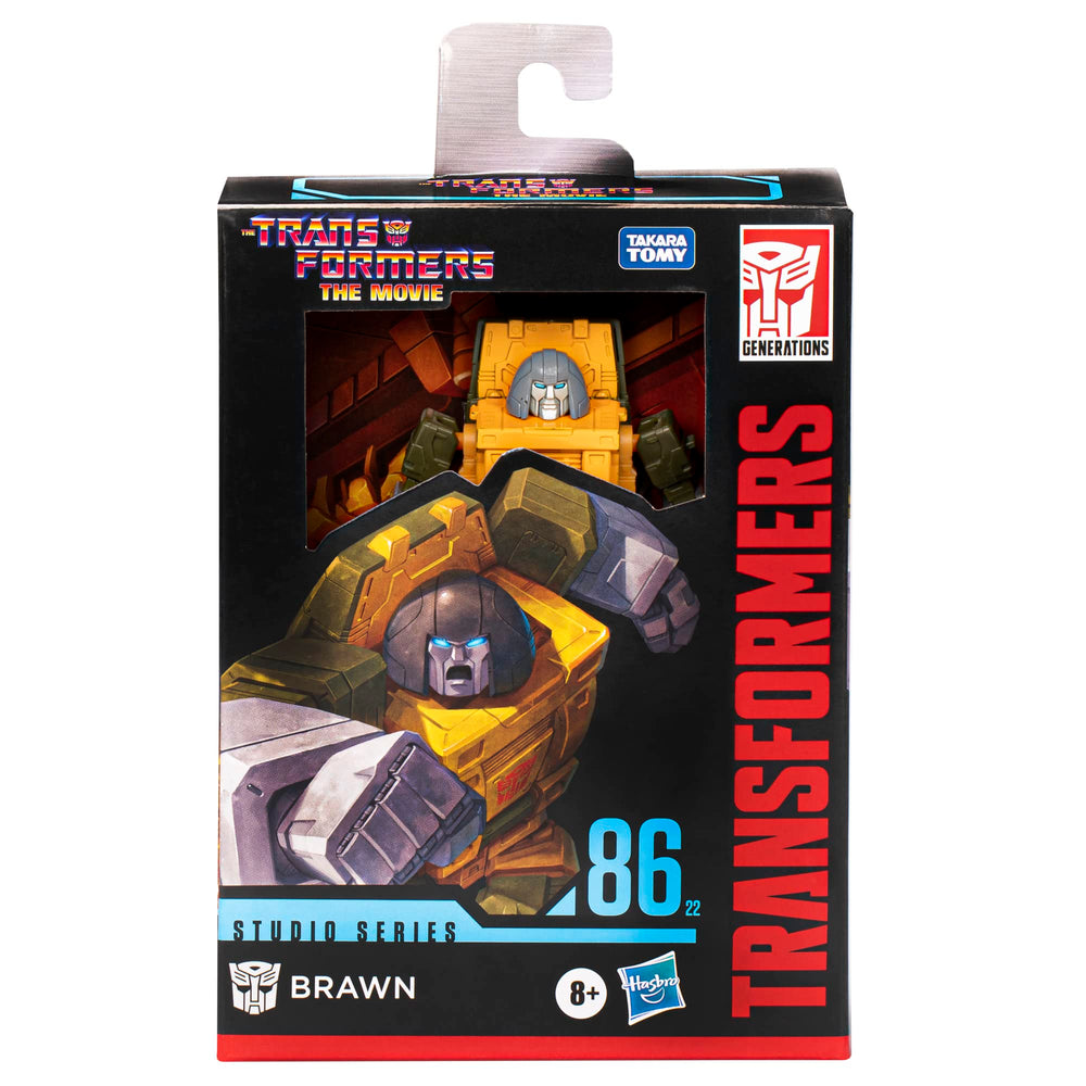 Transformers Brawn backdrop removable for immersive display scenes.