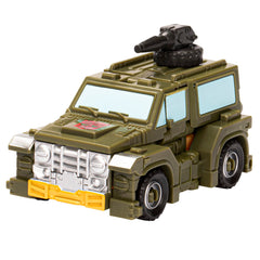 Transformers Brawn figure in off-road vehicle mode ready for adventure play.