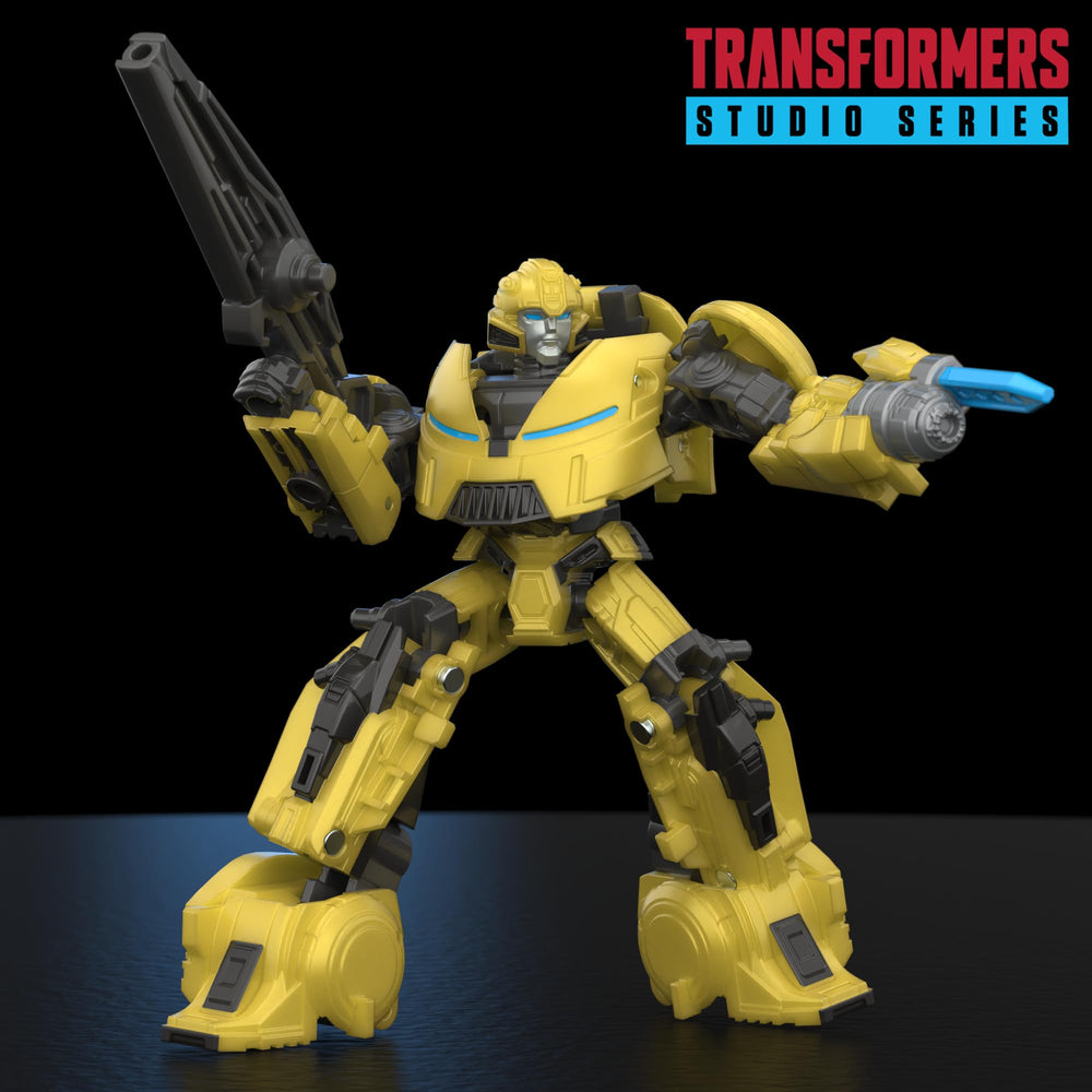 Articulated Transformers Bumblebee B-127 enables poseable action and shelf presence.