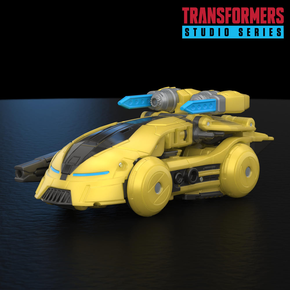 Bumblebee B-127 with energon knives and blasters for versatile posing.