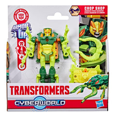 Chop Shop armored hammer attachment shown in robot mode for versatile play