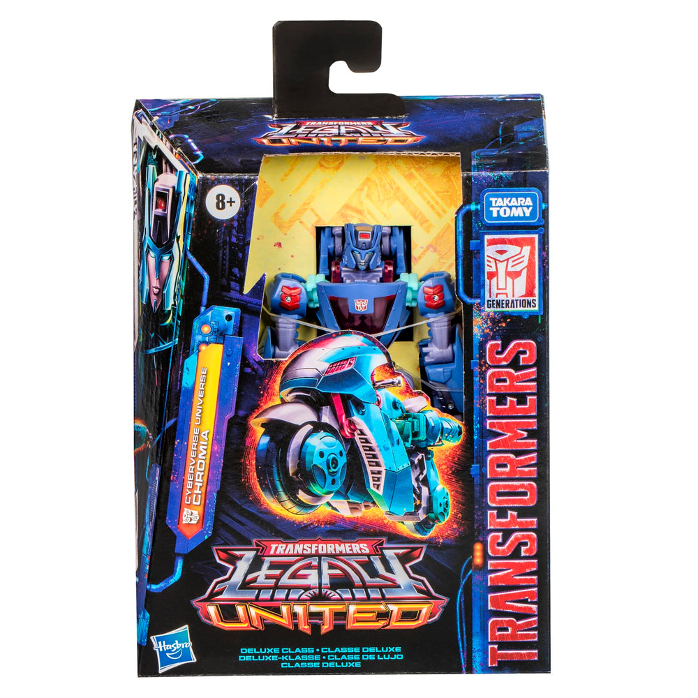 Transformers Chromia motorcycle mode for quick conversion and on-the-go battles.