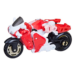 Arcee motorcycle mode transformation in 11 steps supports imaginative play
