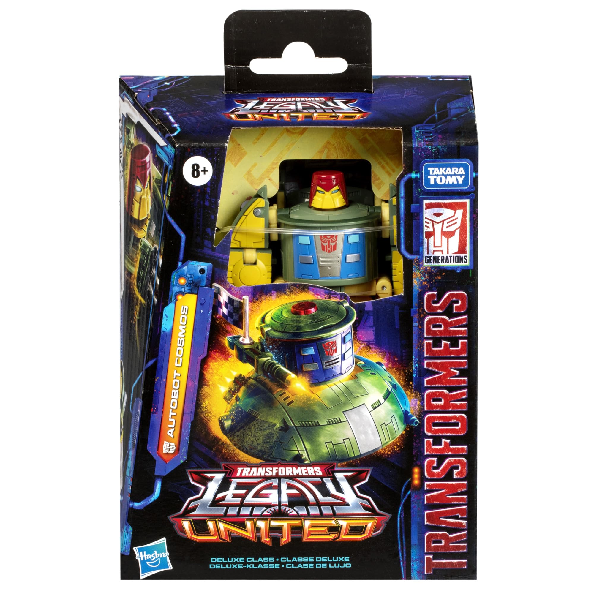 Transformers Cosmos spaceship mode for a sleek shelf-ready look