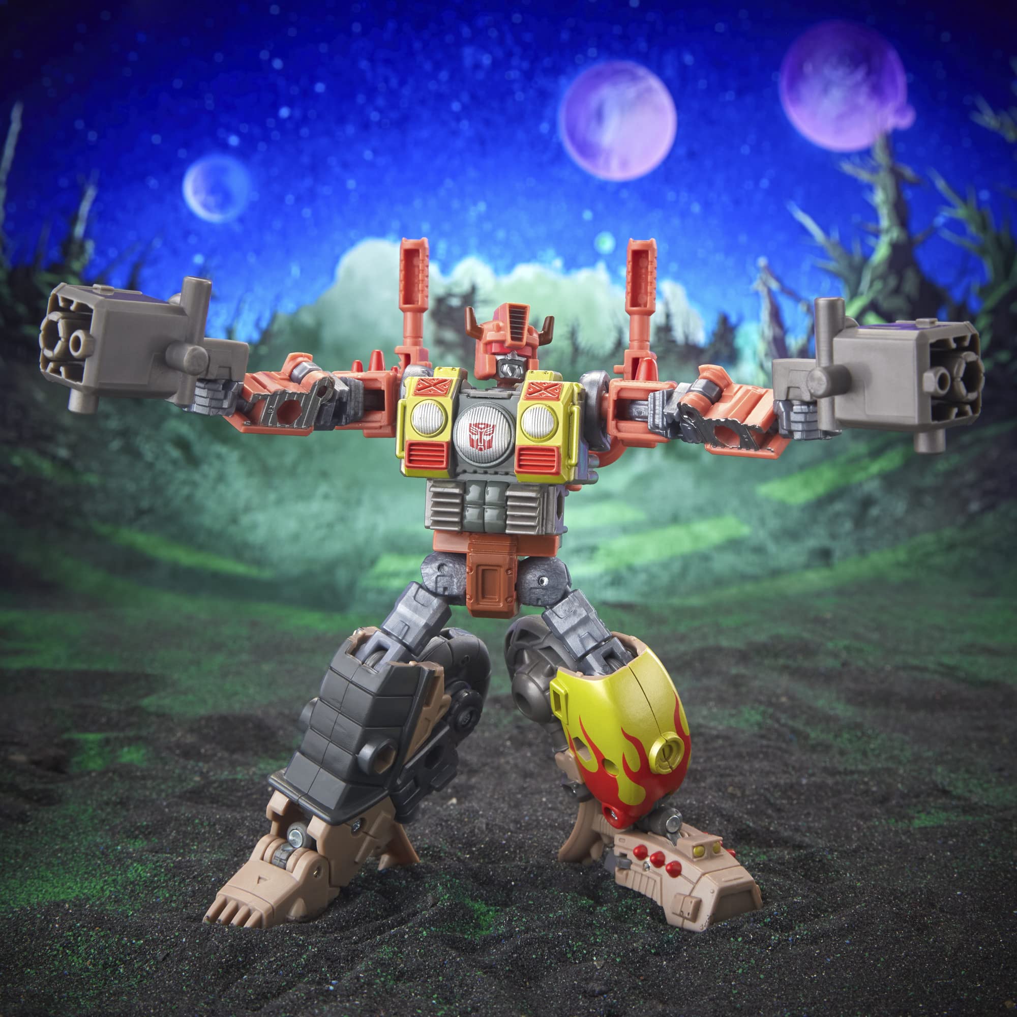 Transformers Crashbar on a display stand, ideal for display and storytelling.