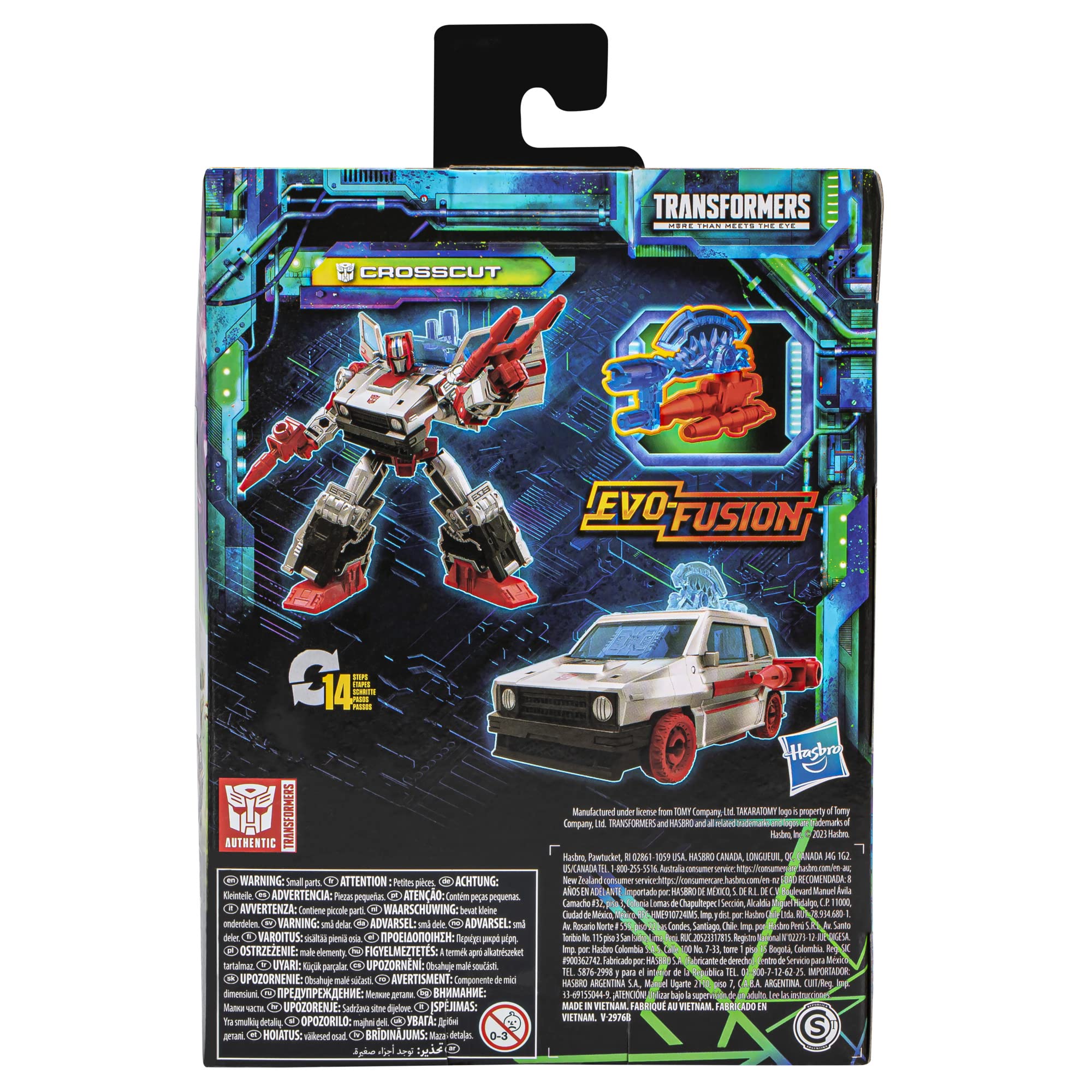 Transformers Crosscut Energon Axe enhances dramatic action play.