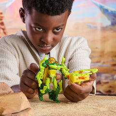 Beetle mode action for imaginative creature play