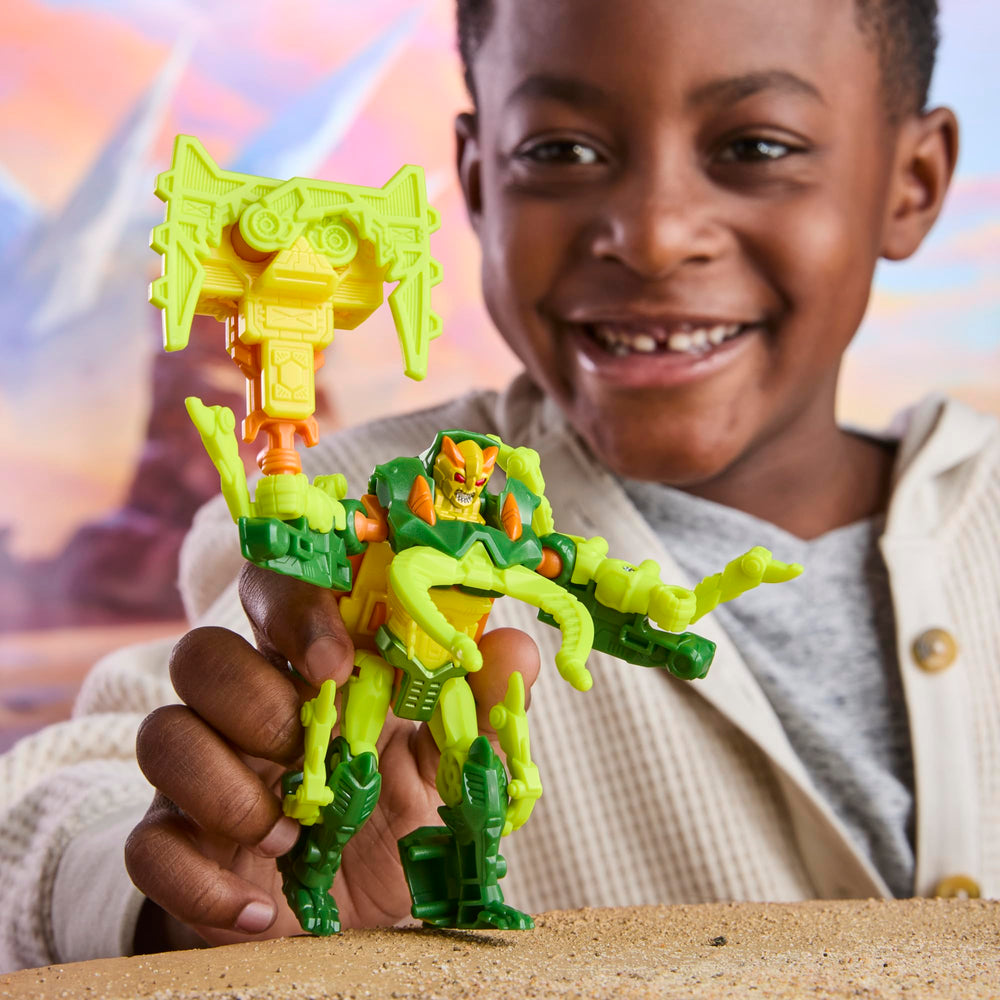 Transformers CYBERWORLD Chop Shop beetle beast mode inspires action-packed adventures