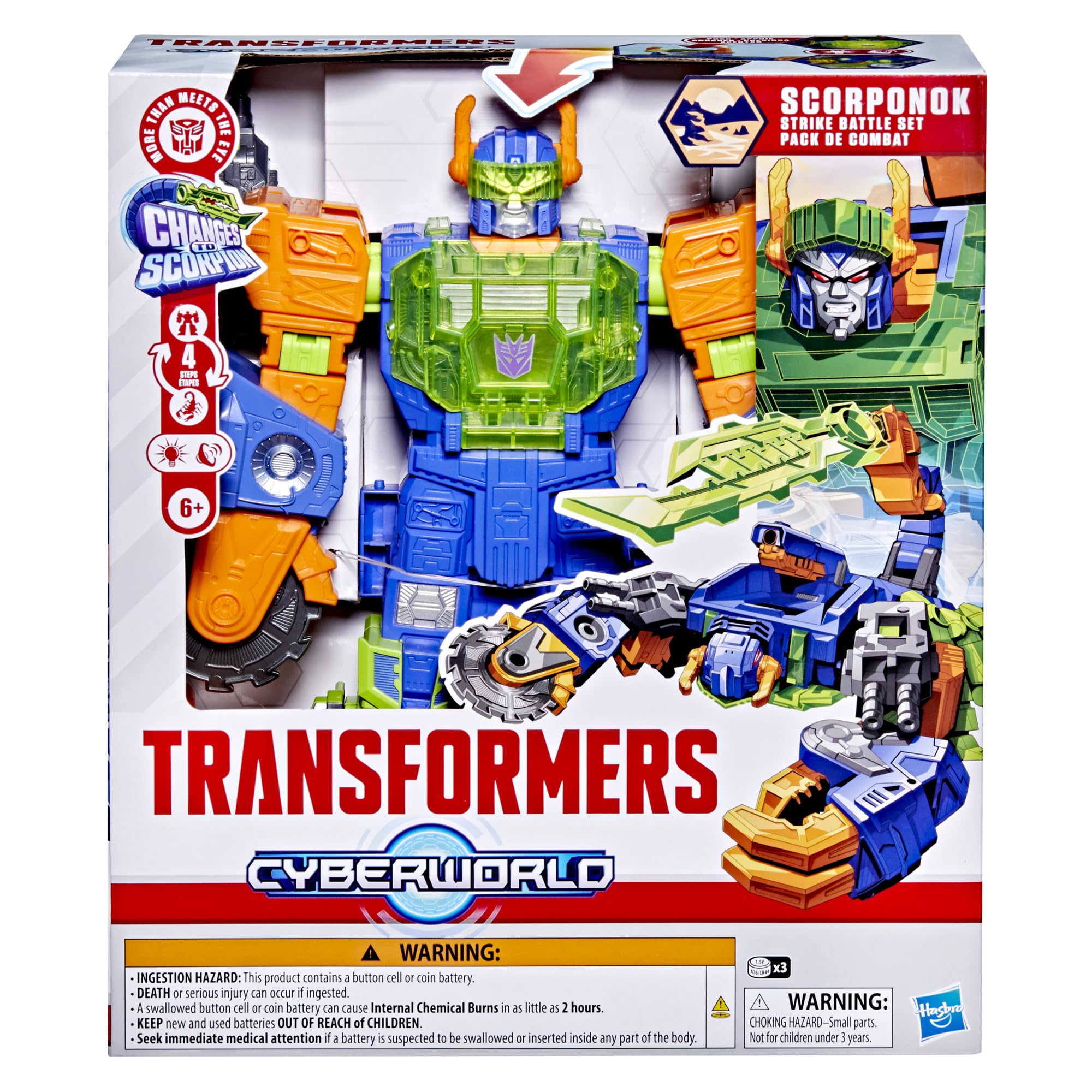Scorponok 2in1 conversion reveal in CYBERWORLD