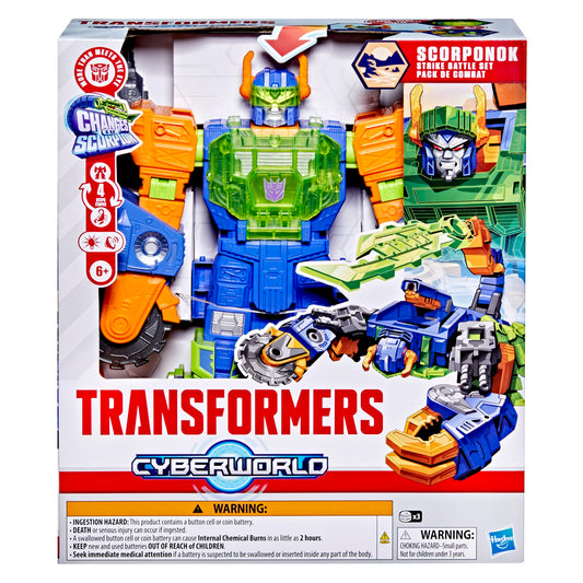 Scorponok 2in1 conversion reveal in CYBERWORLD