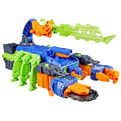 Claw arm grabbing pretend enemies on Scorponok