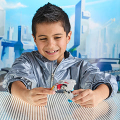 In-hand Starscream action figure designed for young collectors