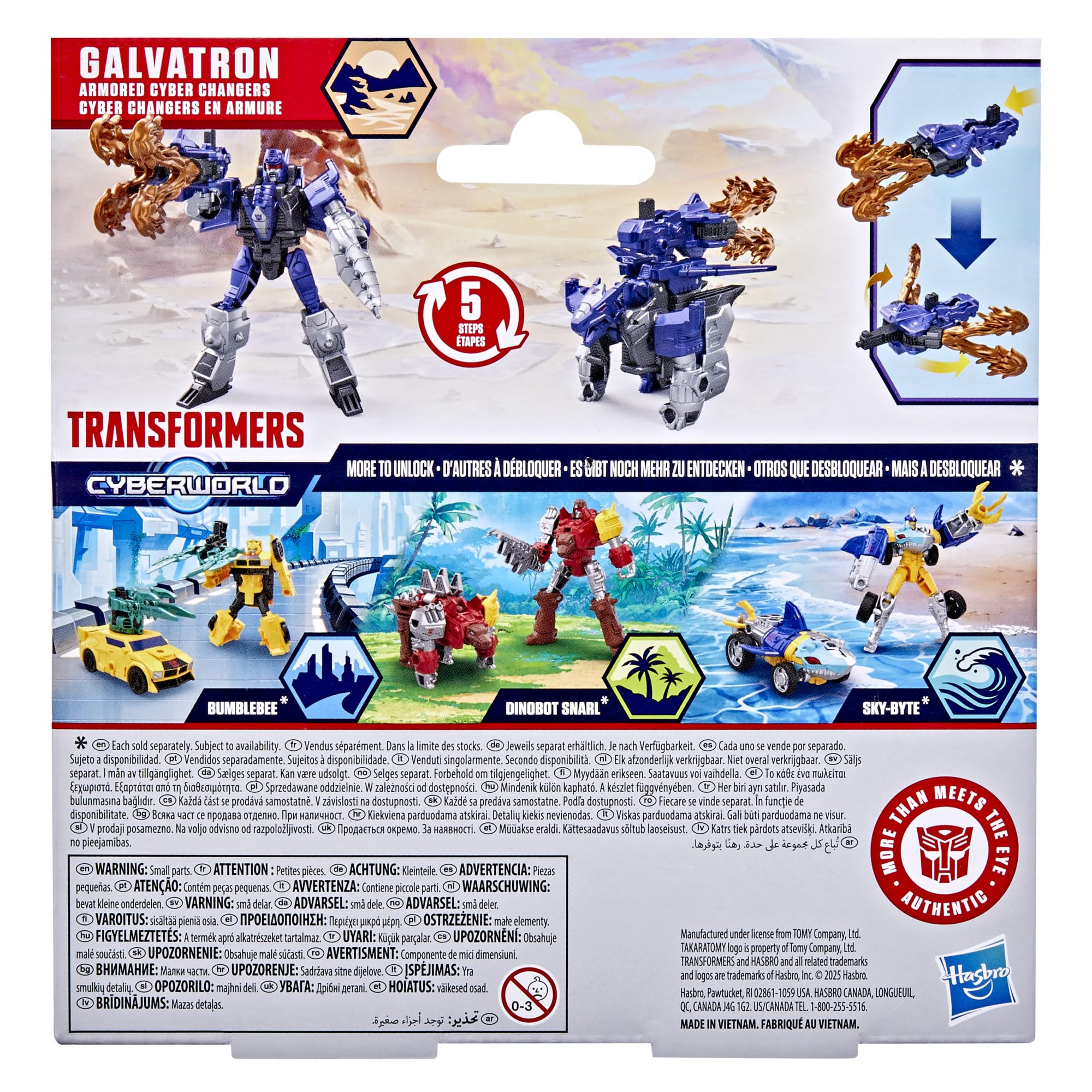 Transformers CYBERWORLD Collectible toy for display and storytelling