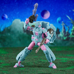 Transformers Deadeye Duel 2-Pack exclusive artwork packaging on display