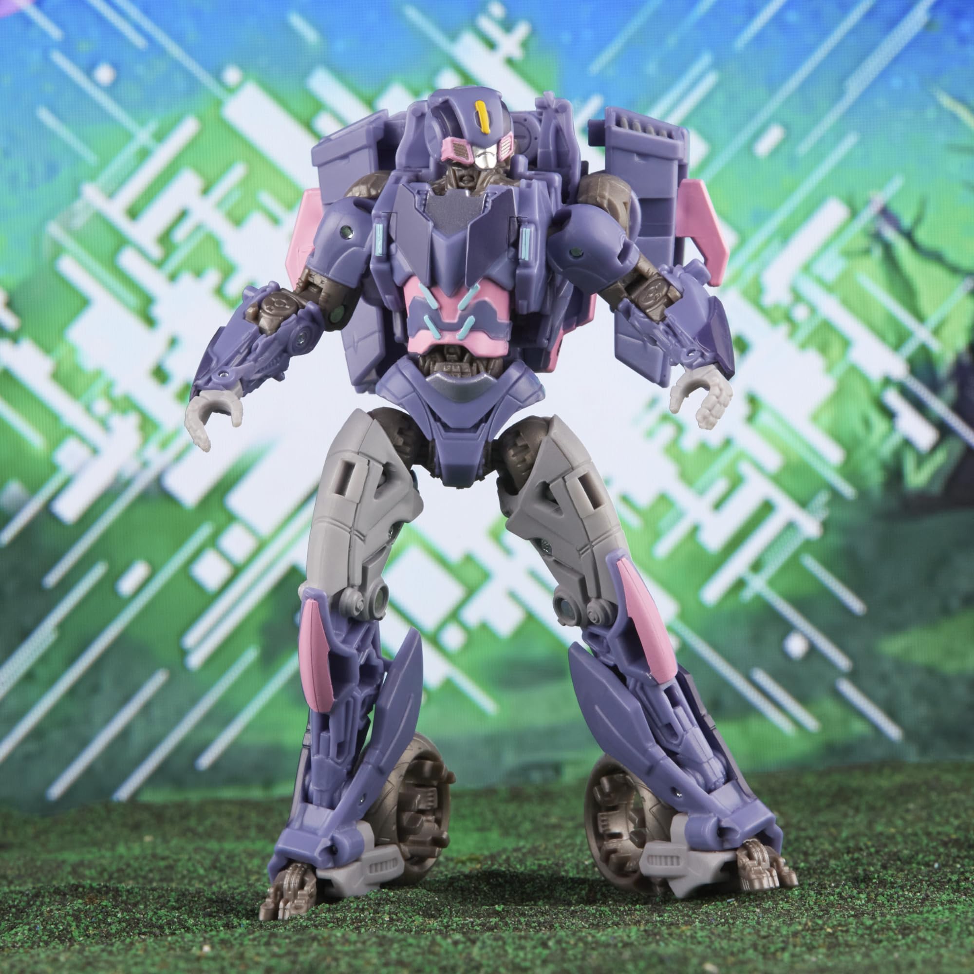 Transformers Deadeye Duel 2-Pack prewar artwork panel with Javelin and Kaskade