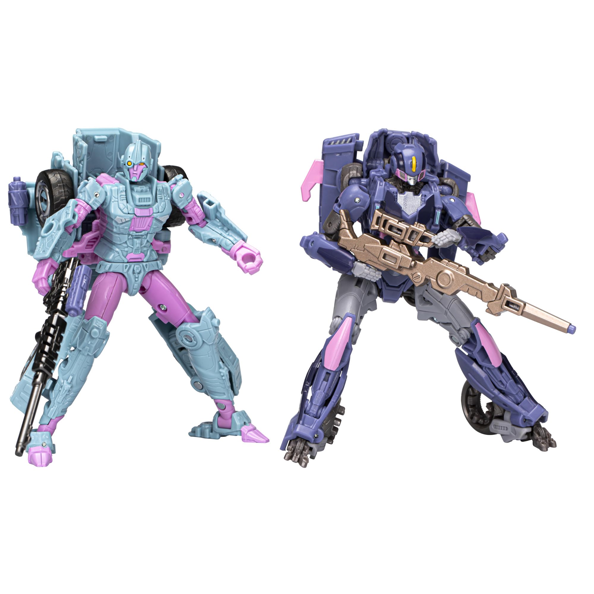 Transformers Deadeye Duel 2-Pack Javelin robot mode for display and play