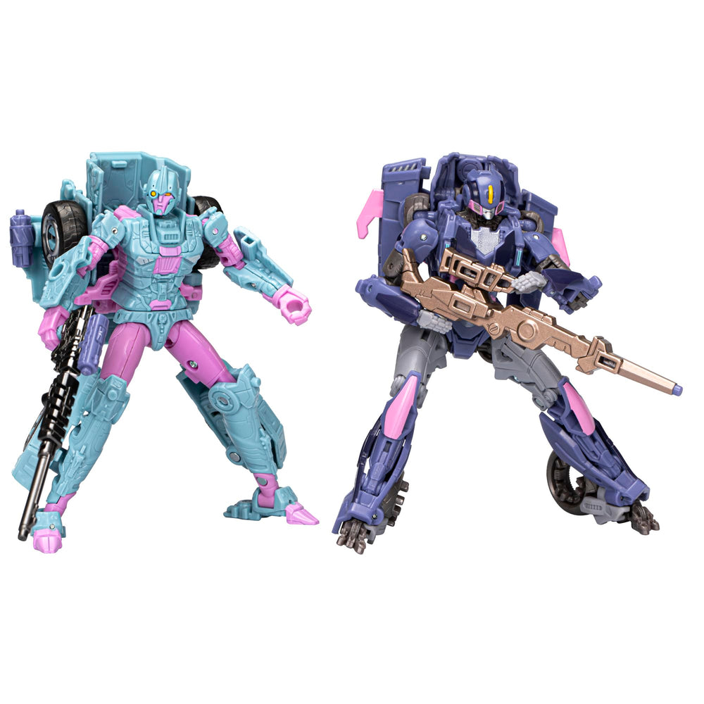 Transformers Deadeye Duel 2-Pack Javelin robot mode for display and play