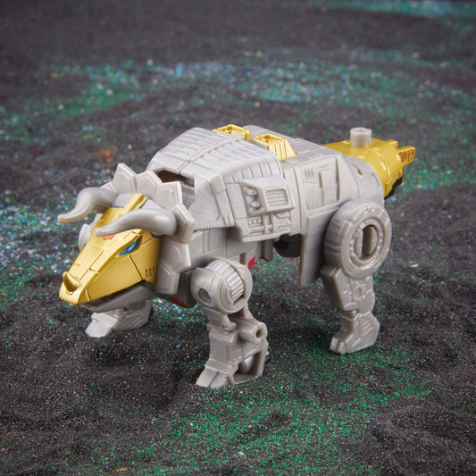 Transformers Dinobot Slug in Triceratops mode for dynamic action.