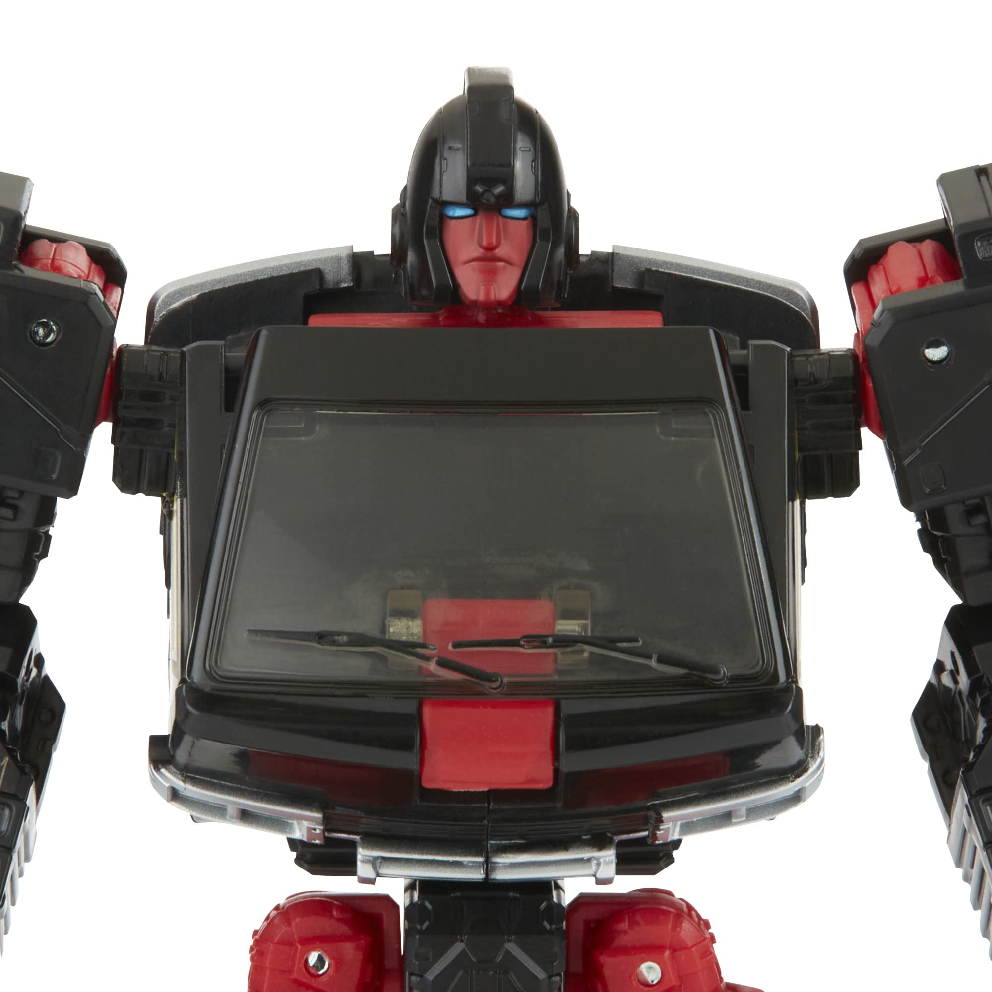 Close-up of red deco and sculpt details on DK-2 Guard