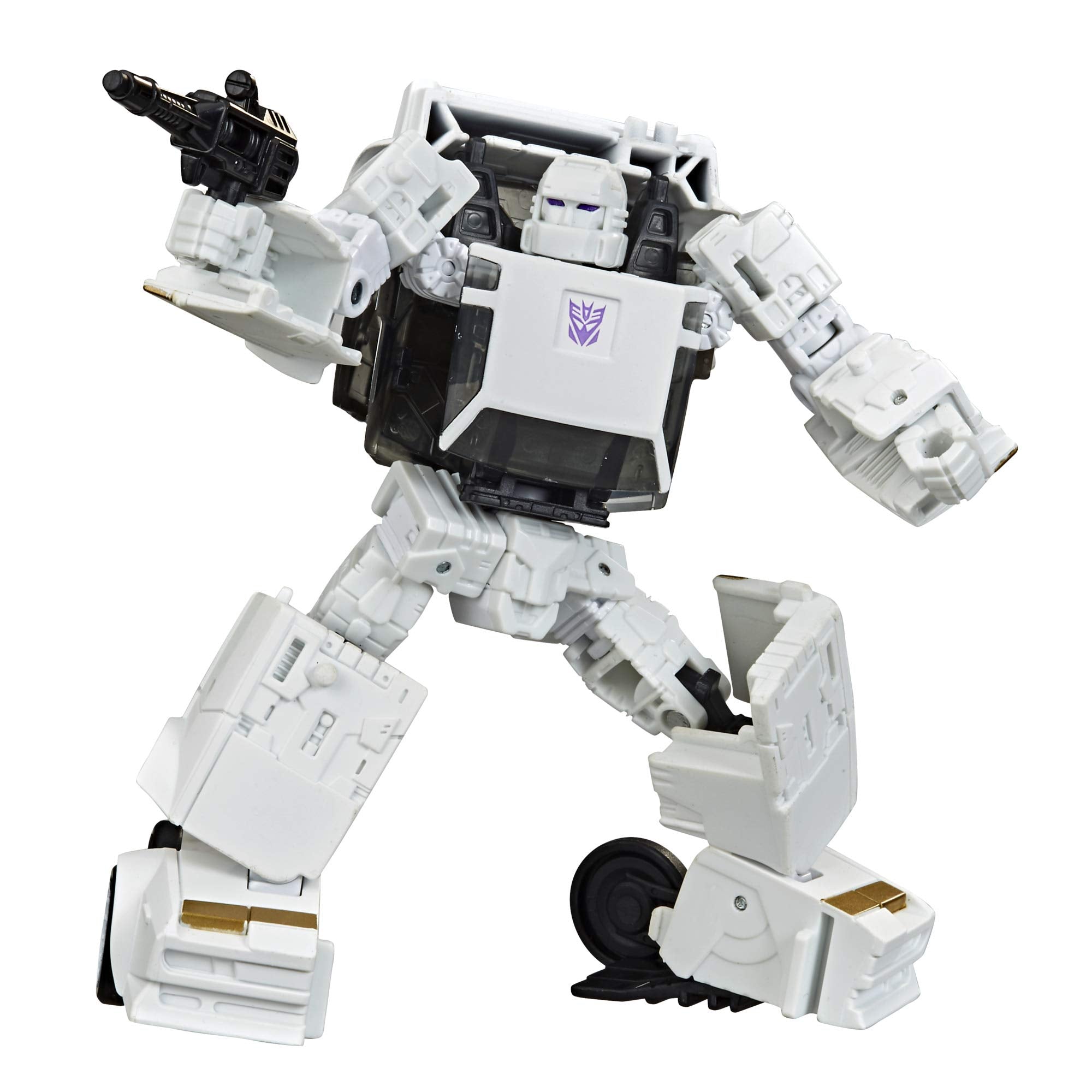 Runamuck in robot mode showcases classic Transformers art for display.