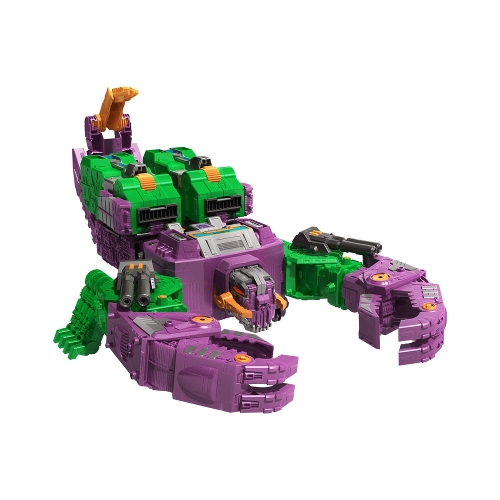 Transformers Earthrise Scorponok robot mode highlights imposing figure and weapon details