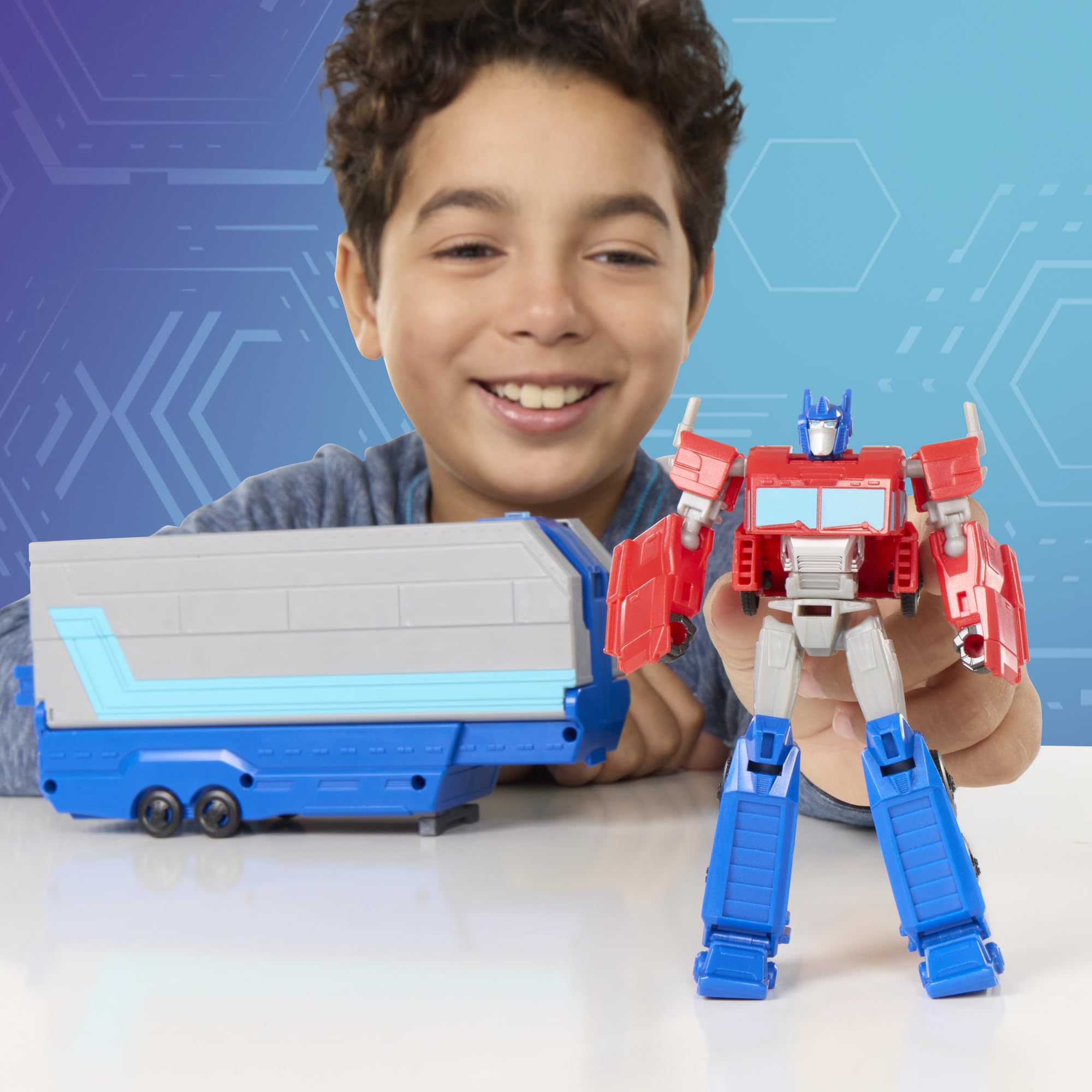 Transformers EarthSpark battle station setup highlighting interactive play