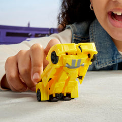Transformers EarthSpark Bumblebee dynamic pose supports storytelling