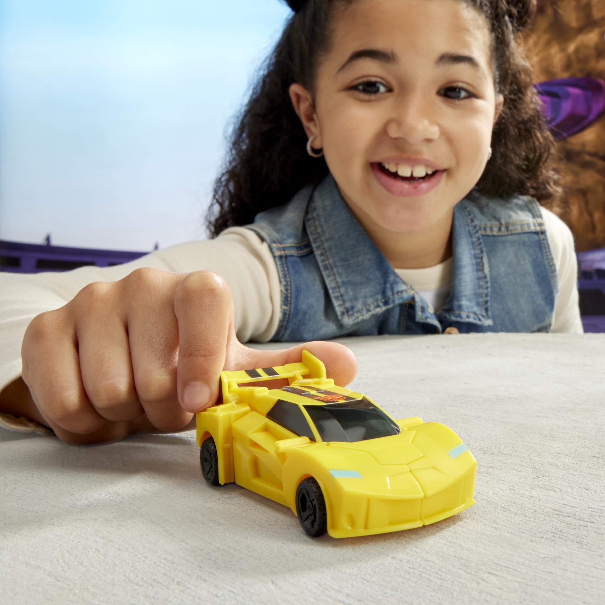 Transformers EarthSpark Bumblebee easy transform for solo play