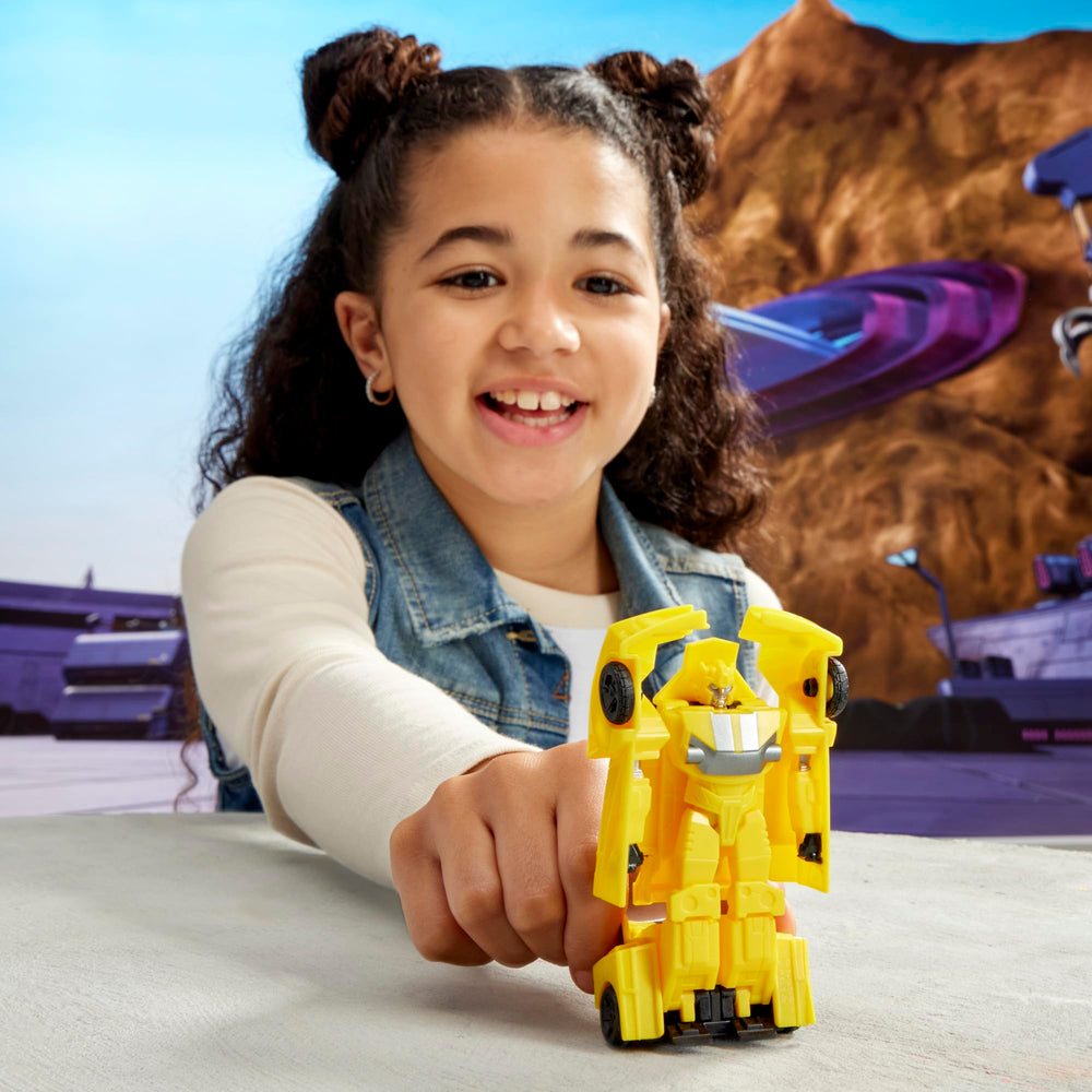 Transformers EarthSpark Bumblebee toy designed for kids six and up