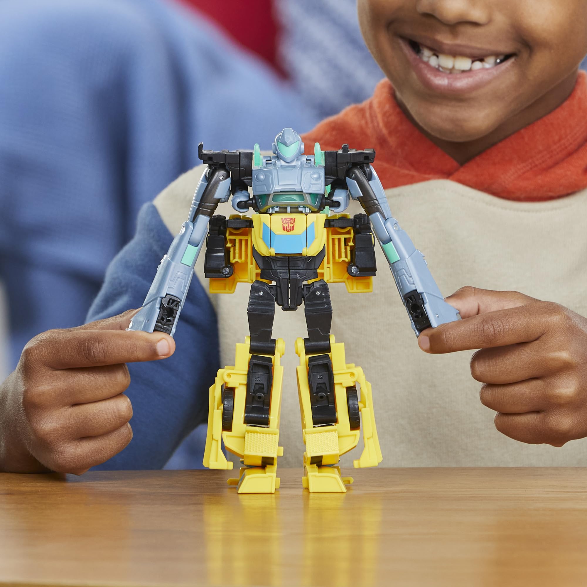 Transformers EarthSpark Bumblebee and Mo Malto compatible configurations for variety.
