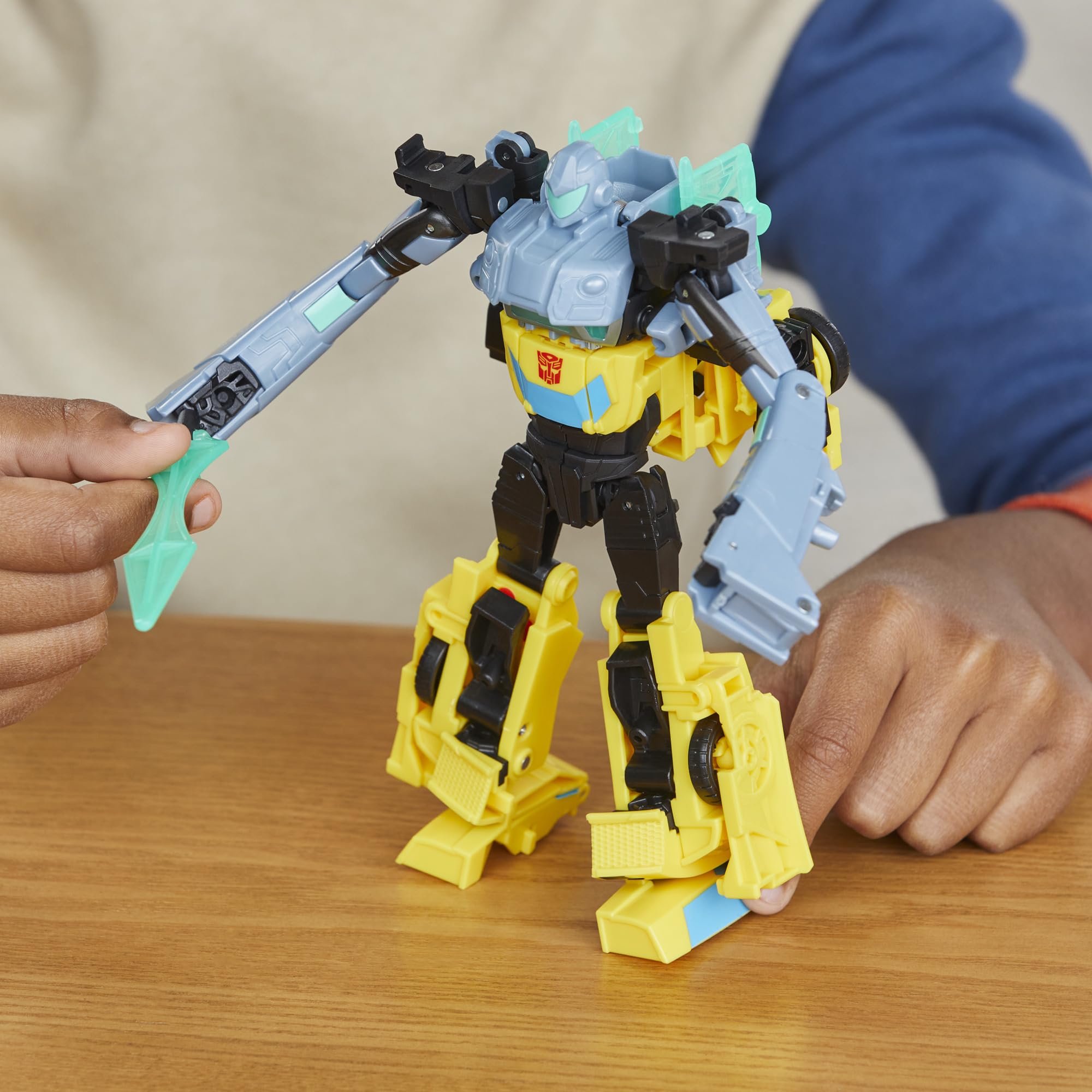 Transformers EarthSpark cyber-sword accessory enhances epic battles.