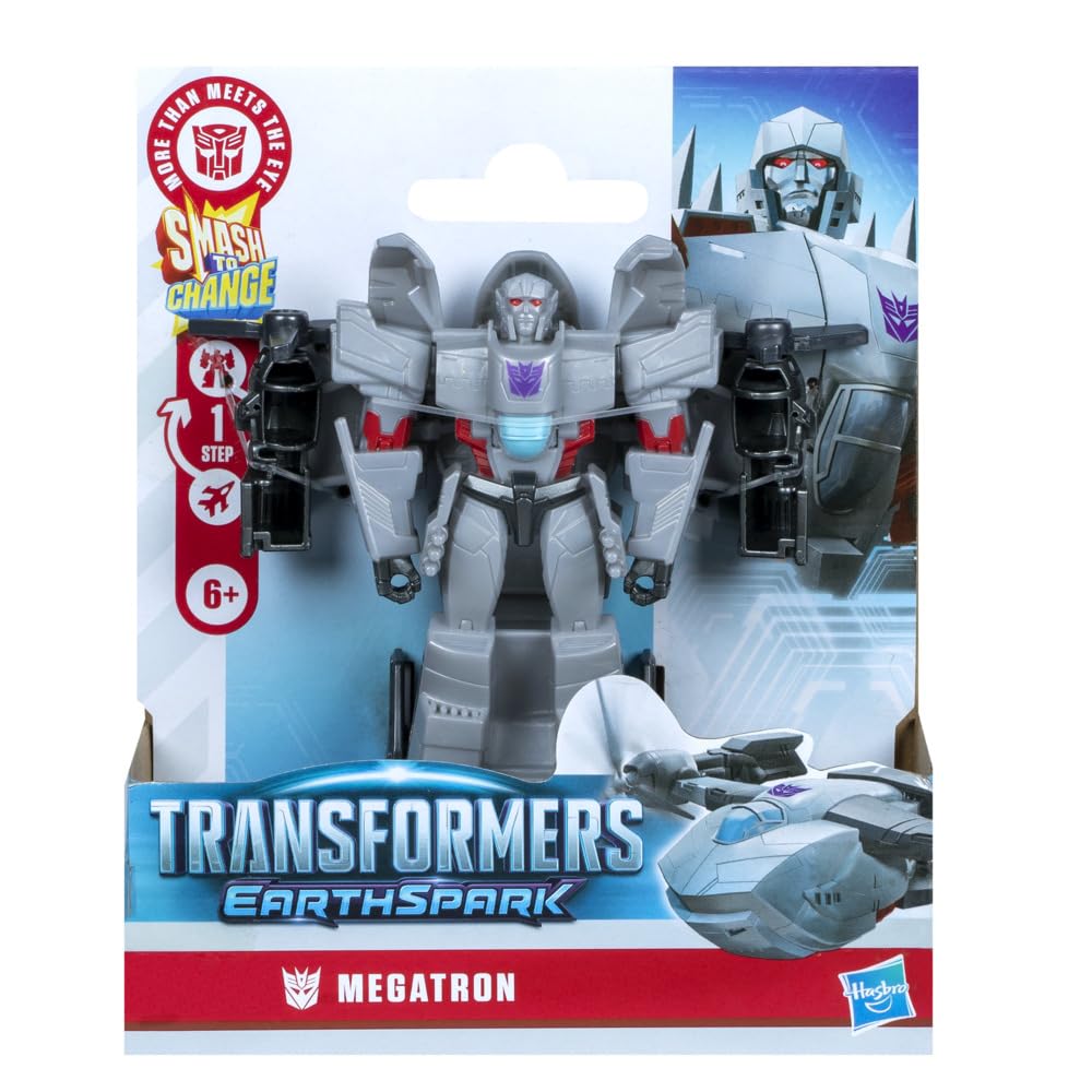 4-inch Megatron figure shown in robot mode for hands-on play