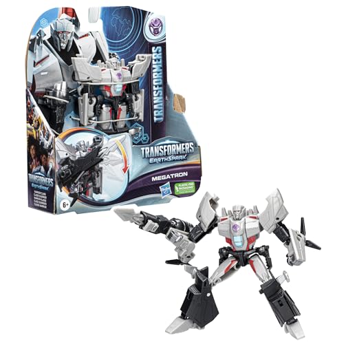 Transformers EarthSpark Megatron armored aircraft mode for action-ready display.