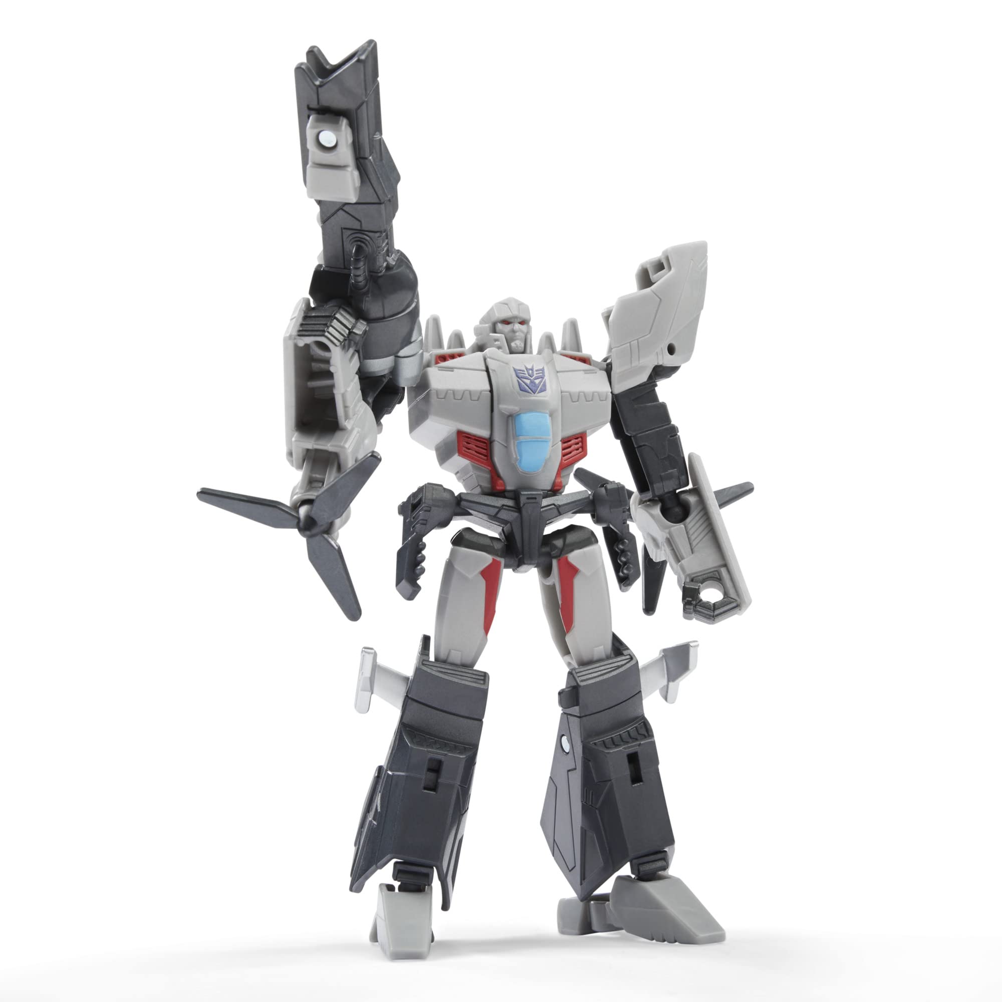 Transformers EarthSpark Megatron articulated figure enables dynamic poses.