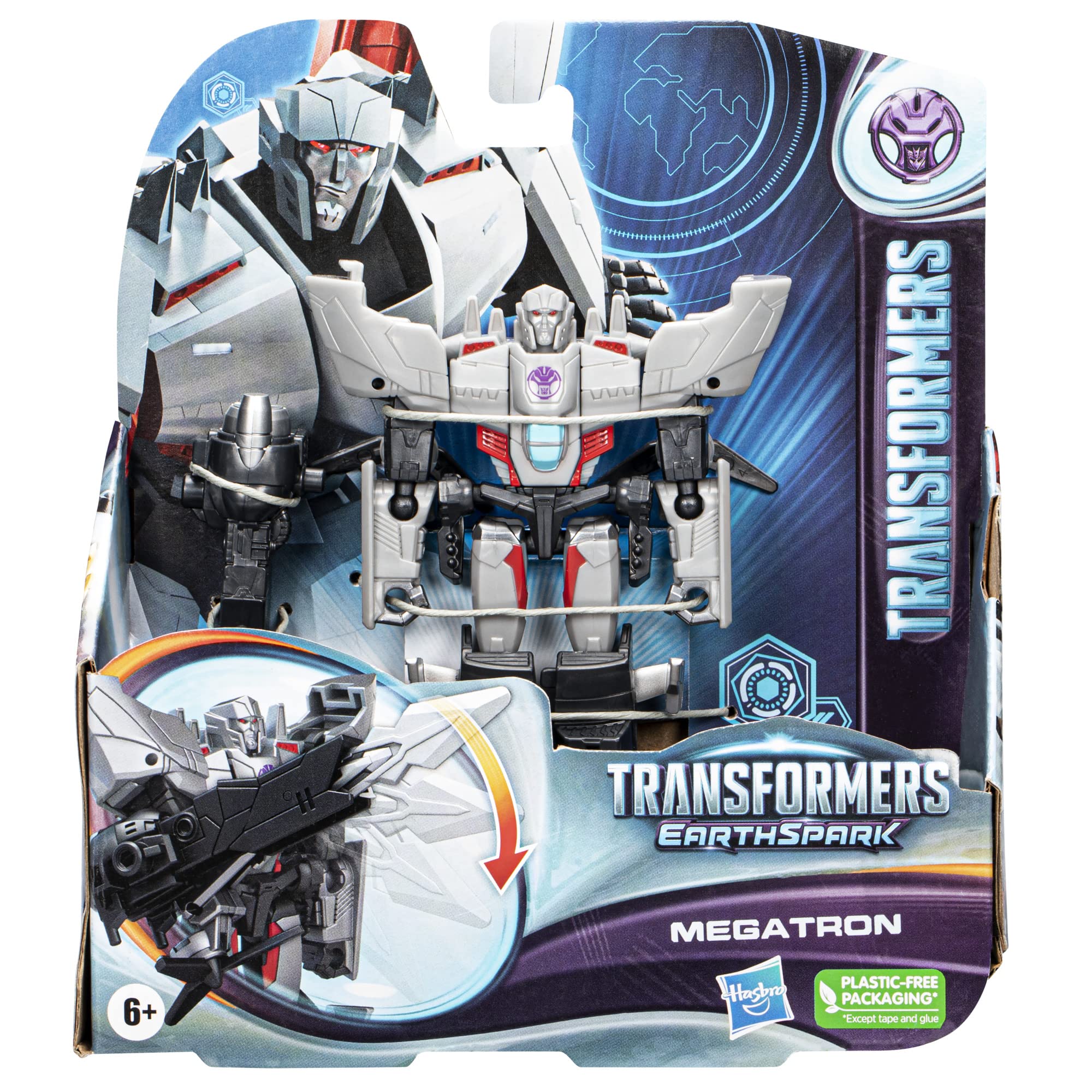 Megatron blaster-to-spear weapon in action for battle scenes.