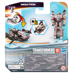 EarthSpark Megatron packaging image highlighting features and safe storage.
