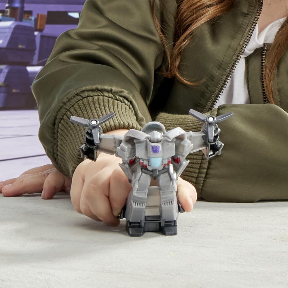 Megatron plane to robot transformation in a fast, tactile motion