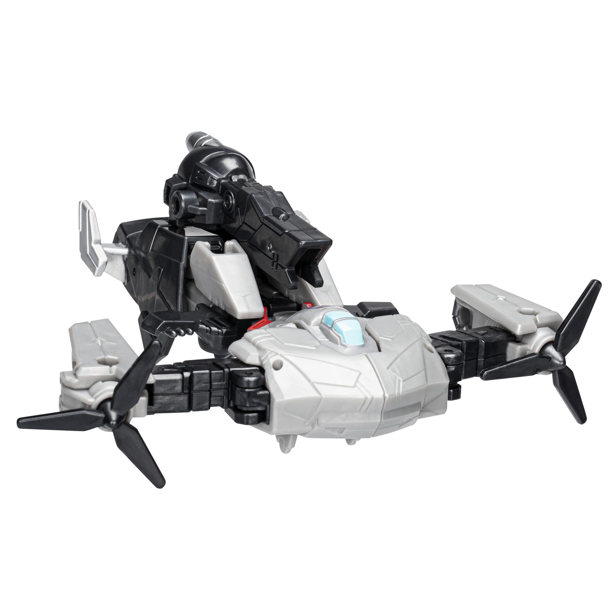 Megatron robot-to-aircraft mode enables dynamic play scenes.