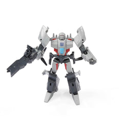 Transformers EarthSpark Megatron size reference helps kids compare figures.