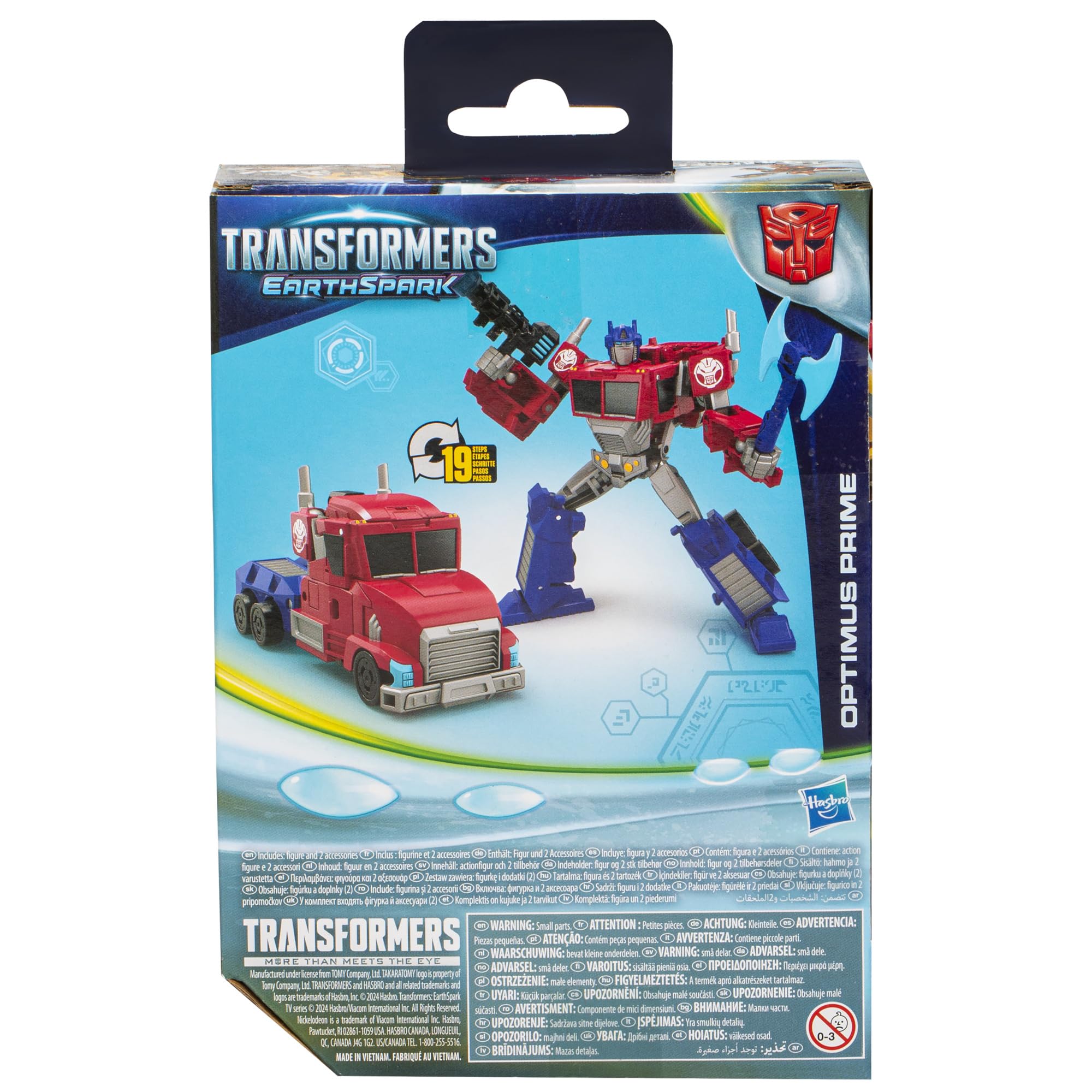 Transformers EarthSpark Optimus Prime 12.5 cm figure size