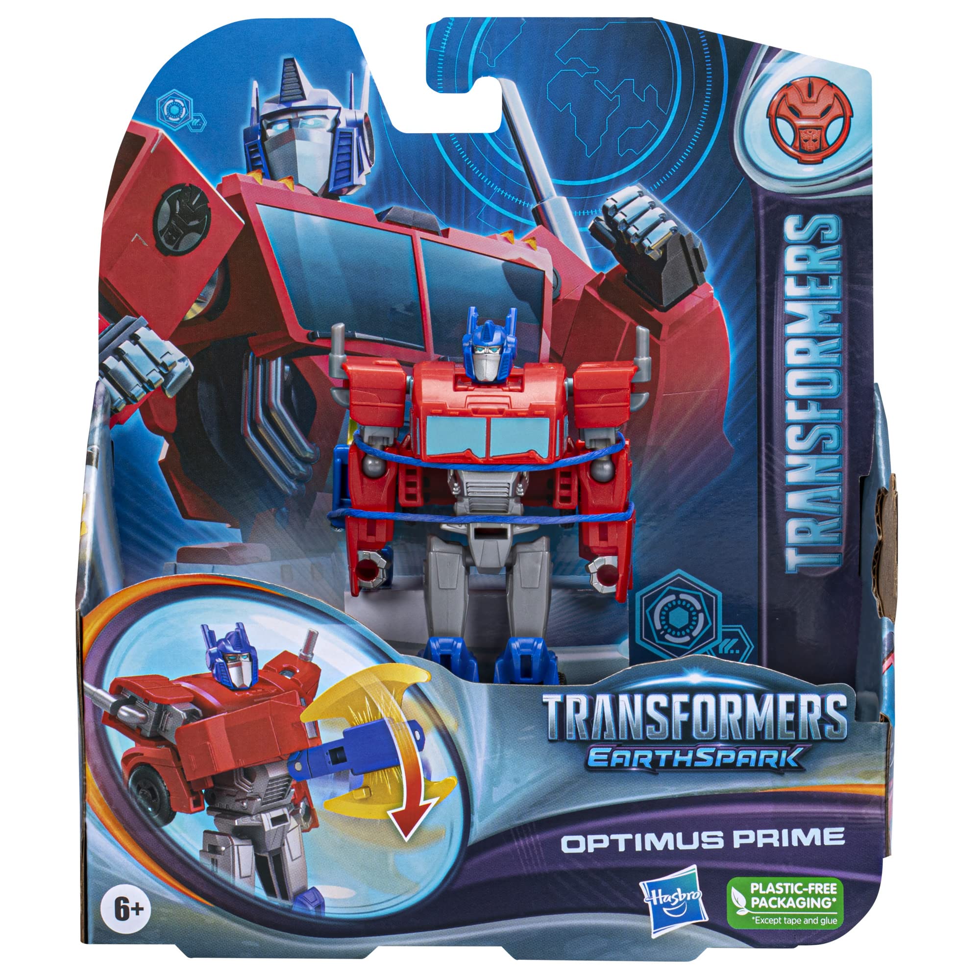 Optimus Prime with axe weapon attached for action-packed battles and storytelling.