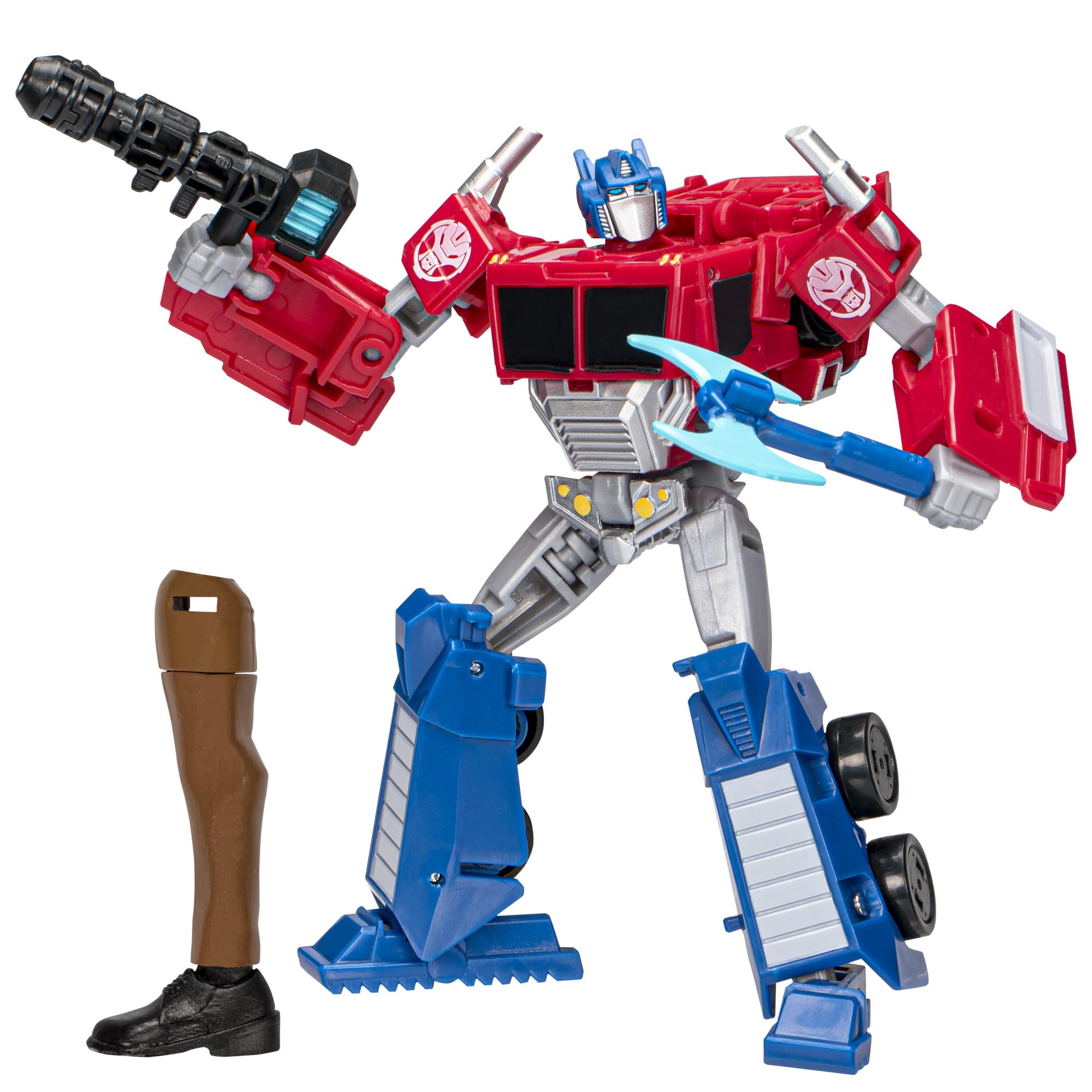 Transformers EarthSpark Optimus Prime deluxe robot form for imaginative play