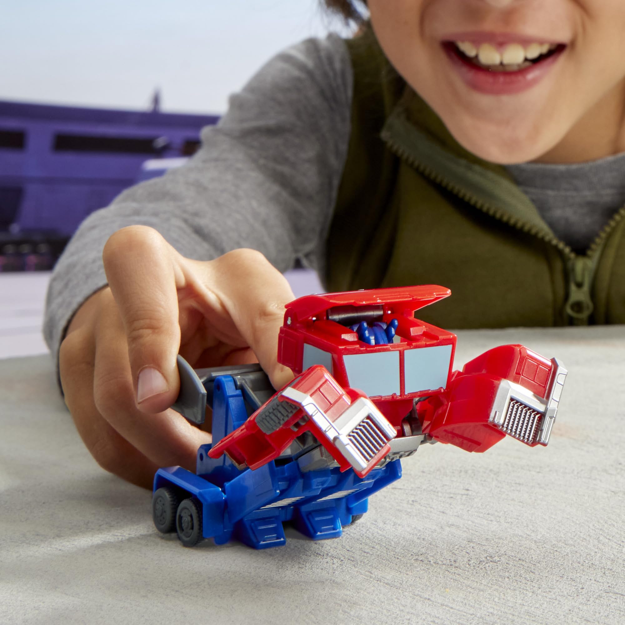 Transformers EarthSpark Optimus Prime as a gift-ready figure for kids.